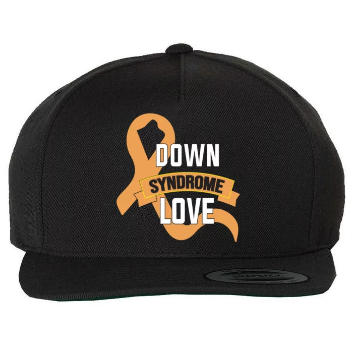 Down Syndroe Love For Down Syndrome Awareness Gift Wool Snapback Cap