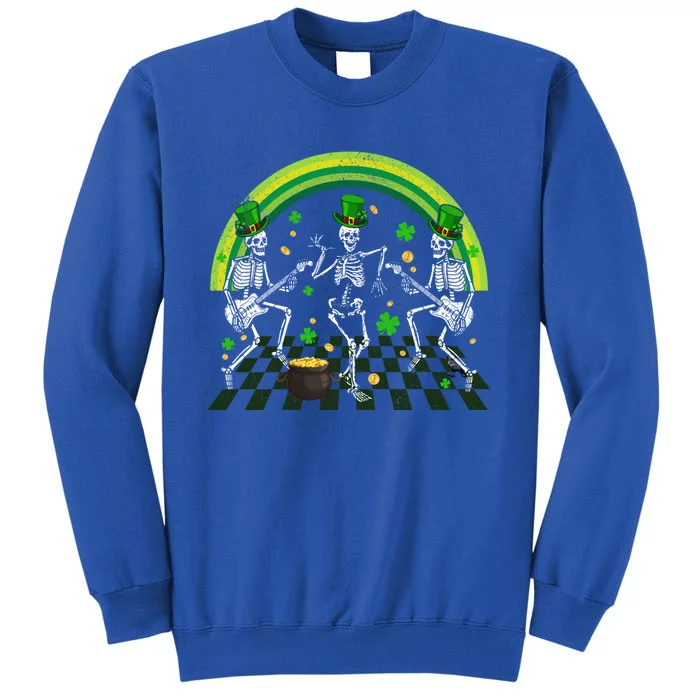 Dancing Skeletons Leprechaun Ing Beer St Patrick's Day Gift Sweatshirt