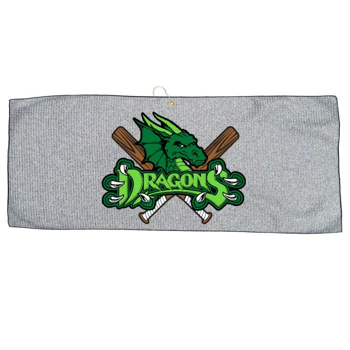 Dragons Sports Logo Large Microfiber Waffle Golf Towel