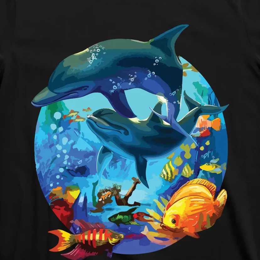 Dolphin Sea Life Save The Ocean Marine Biology Aquarium T-Shirt