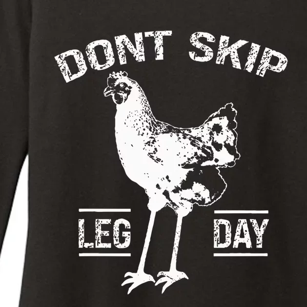 Dont Skip Leg Day Womens CVC Long Sleeve Shirt