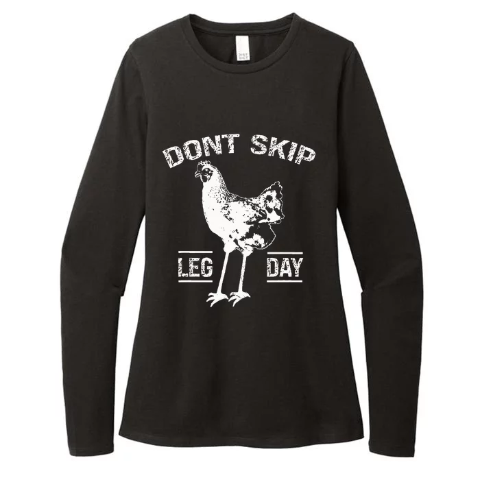 Dont Skip Leg Day Womens CVC Long Sleeve Shirt