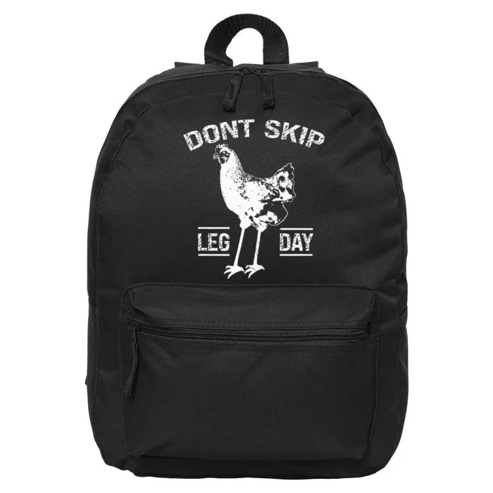 Dont Skip Leg Day 16 in Basic Backpack