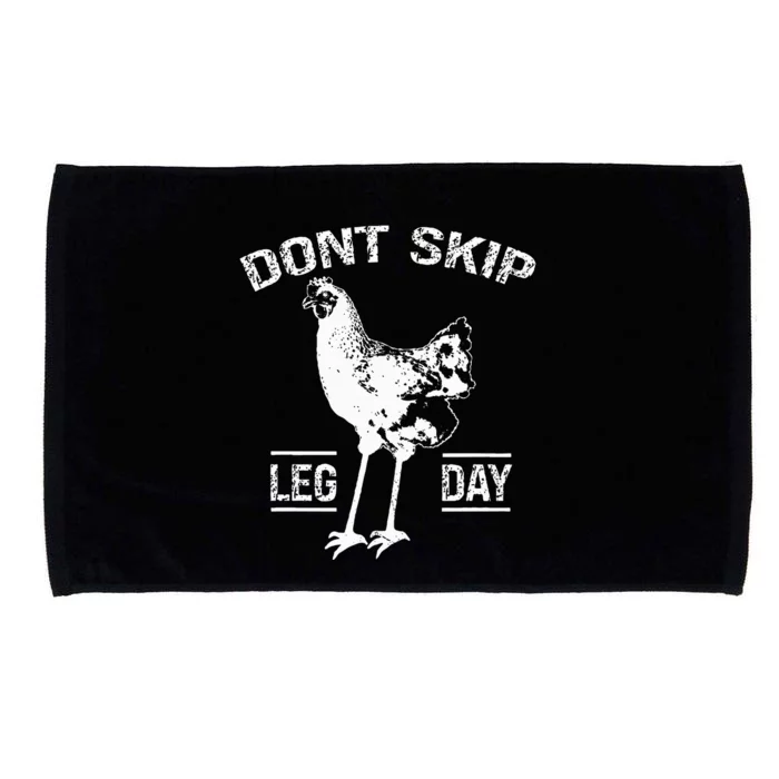 Dont Skip Leg Day Microfiber Hand Towel