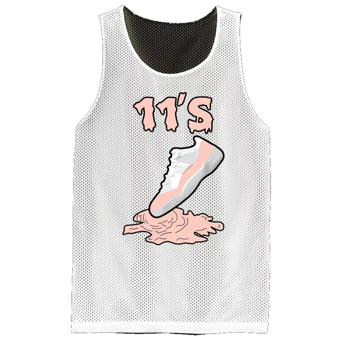 Drip Streetwear Loser Lover Matching Low Legend Pink 11s Mesh Reversible Basketball Jersey Tank