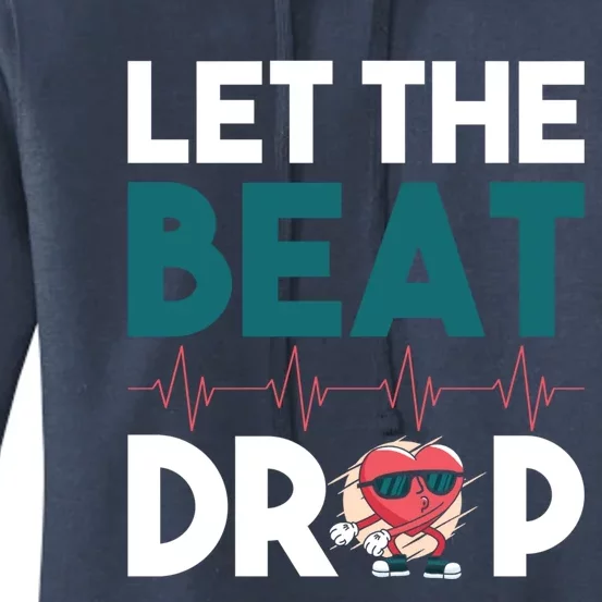 Dj S Let The Beat Drop Gift Women's Pullover Hoodie