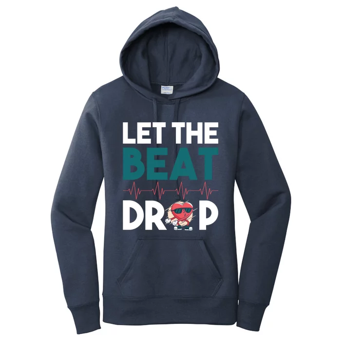 Dj S Let The Beat Drop Gift Women's Pullover Hoodie