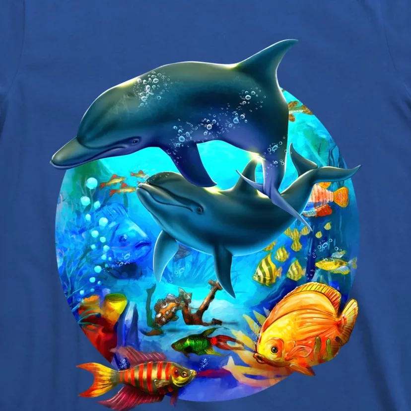 Dolphin Sea Life Save The Ocean Marine Biology Aquarium Gift T-Shirt