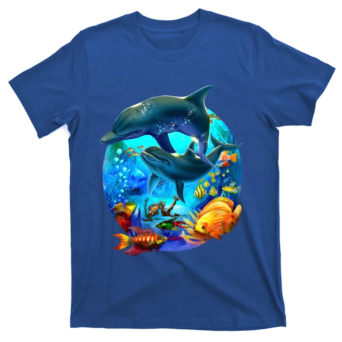 Dolphin Sea Life Save The Ocean Marine Biology Aquarium Gift T-Shirt