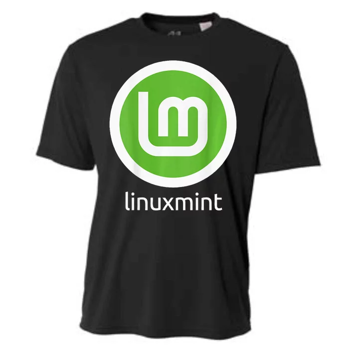 (Double Sided) Linux Mint Comfortable Familiar Computing Cooling Performance Crew T-Shirt