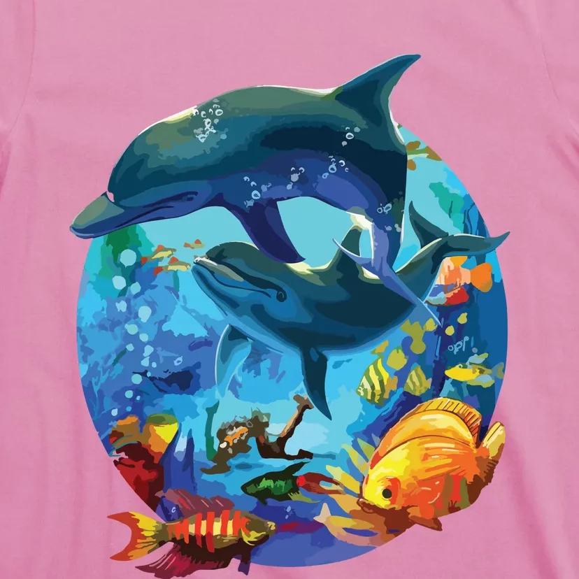 Dolphin Sea Life Save The Ocean Marine Biology Aquarium T-Shirt