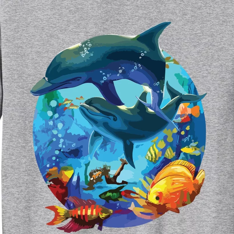 Dolphin Sea Life Save The Ocean Marine Biology Aquarium Sweatshirt