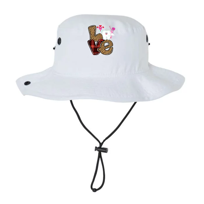 Dental Squad Leopard Tooth Love Dentist Hygienist Valentines Meaningful Gift Legacy Cool Fit Booney Bucket Hat