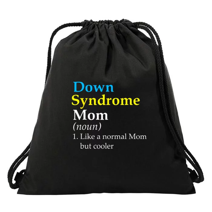 Down Syndrome Mom Funny Definition World Awareness Day Gift Drawstring Bag