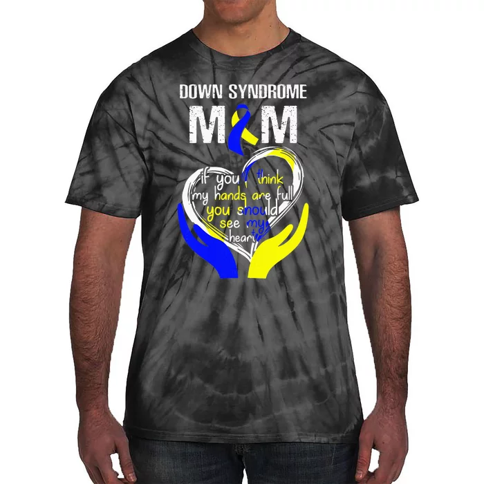 Down Syndrome Mom Costume World Down Syndrome Day Tie-Dye T-Shirt