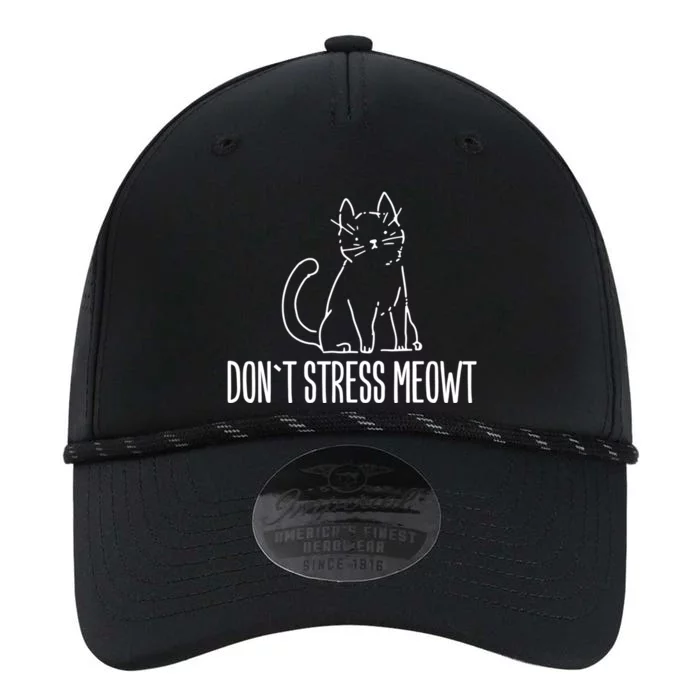 Dont Stress Meowt Funny Cat Lover Gift Performance The Dyno Cap