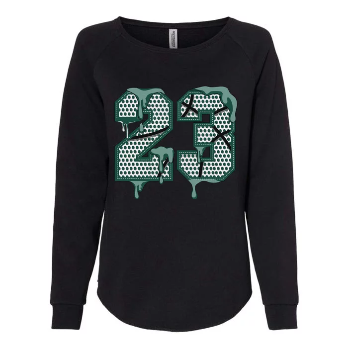 Dripping Sauce Matching Oxidized Green 4s Womens California Wash Sweatshirt