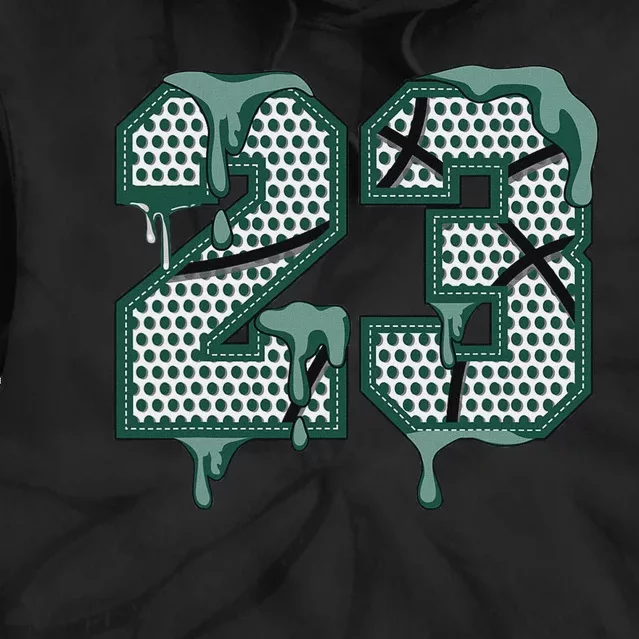 Dripping Sauce Matching Oxidized Green 4s Tie Dye Hoodie