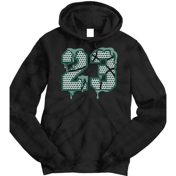 Dripping Sauce Matching Oxidized Green 4s Tie Dye Hoodie