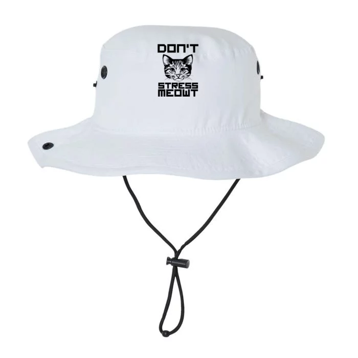 Don't Stress Meowt Pun Cat Speak Cool Gift Legacy Cool Fit Booney Bucket Hat