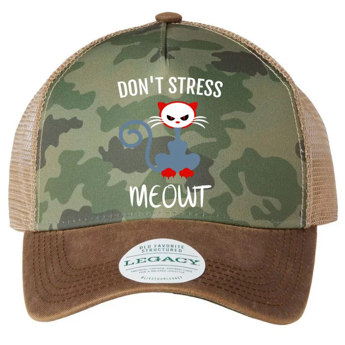 Dont Stress Meowt Legacy Tie Dye Trucker Hat