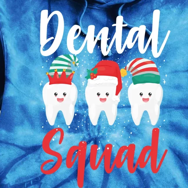 Dental Squad Merry Toothmas Christmas Dentist Tooth Doctor Great Gift Tie Dye Hoodie