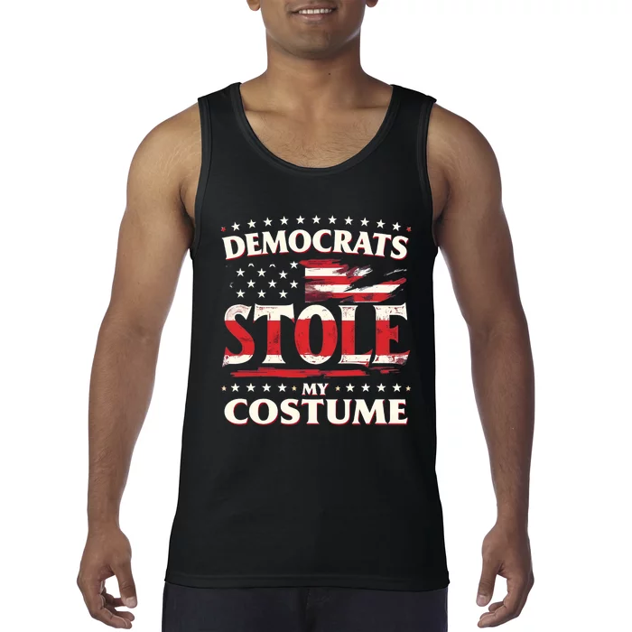 Democrats Stole My Costume Trump 2024 Halloween Costume Tank Top