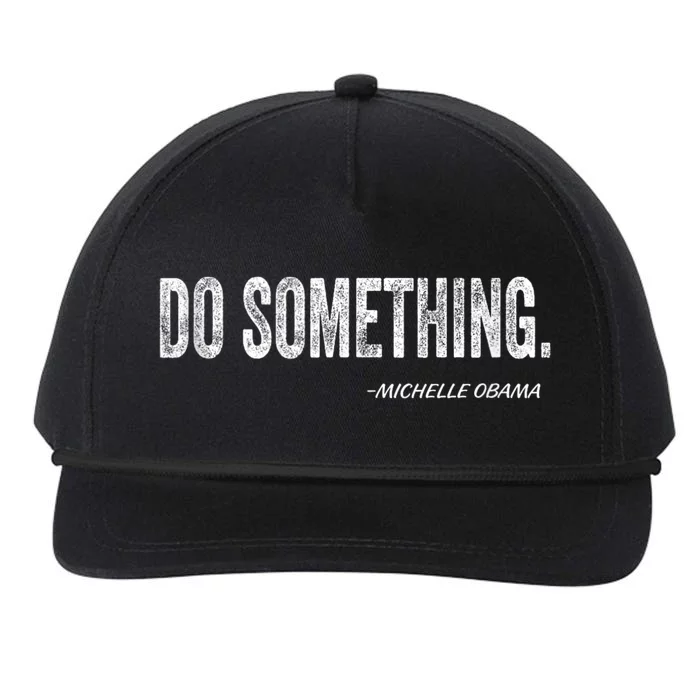 Do Something Michelle Obama Snapback Five-Panel Rope Hat