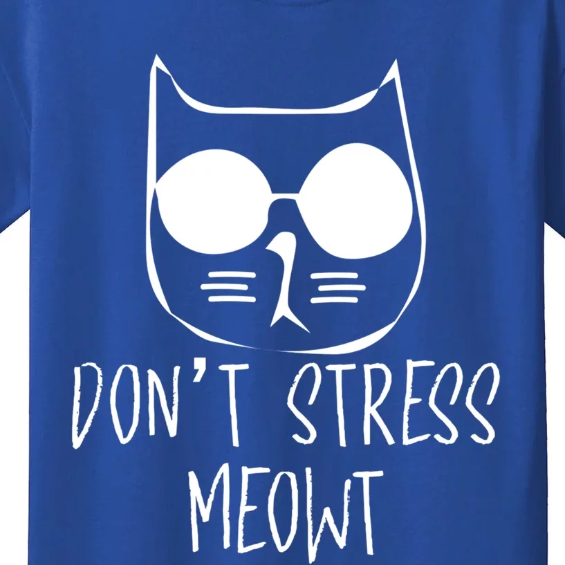 Dont Stress Meowt Humorous Unique Design Gift Kids T-Shirt