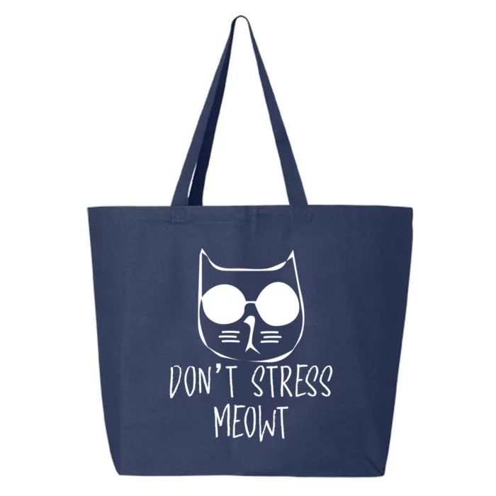 Dont Stress Meowt Humorous Unique Design Gift 25L Jumbo Tote