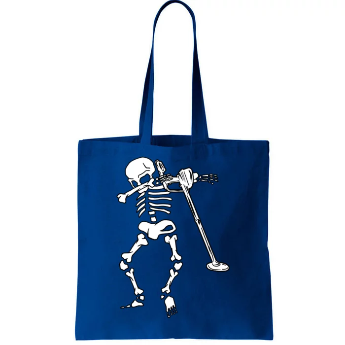 Dabbing Skeleton Metal Detector Halloween Funny Dab Humor Cool Gift Tote Bag