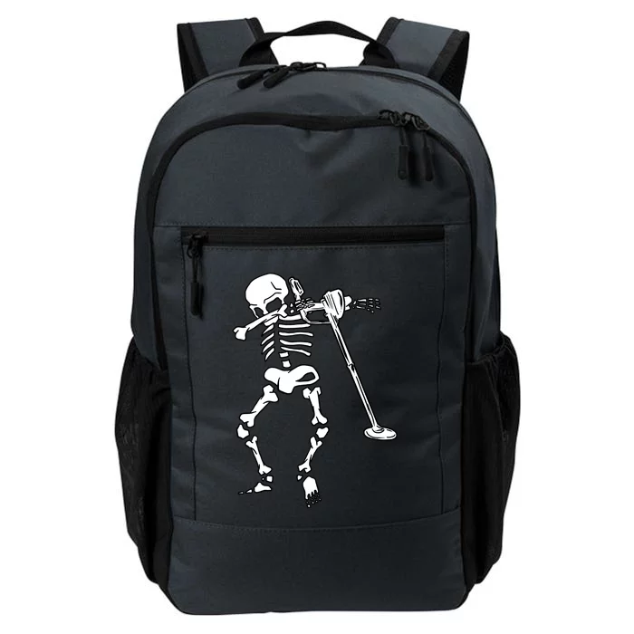 Dabbing Skeleton Metal Detector Halloween Funny Dab Humor Cool Gift Daily Commute Backpack