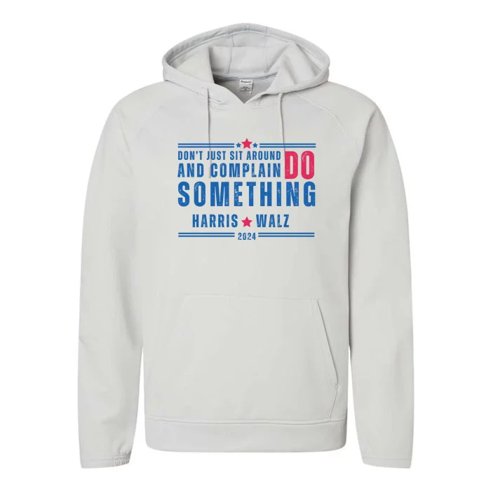 Do Something Michelle Obama Dnc Speech Harris Walz 2024 Performance Fleece Hoodie