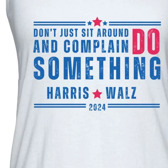 Do Something Michelle Obama Dnc Speech Harris Walz 2024 Ladies Essential Flowy Tank