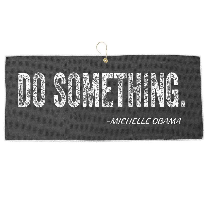 Do Something Michelle Obama Large Microfiber Waffle Golf Towel