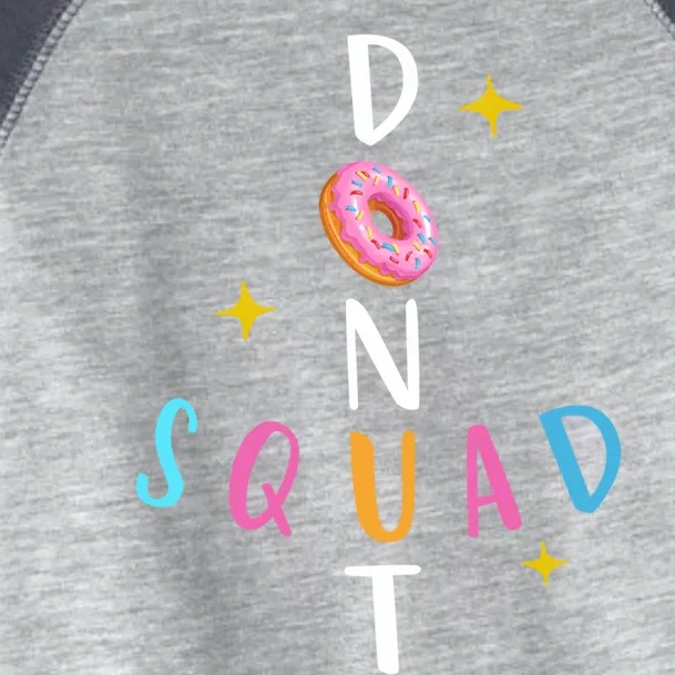 Donut Squad Matching Donut Party Pink Doughnut Sprinkles Gift Toddler Fine Jersey T-Shirt