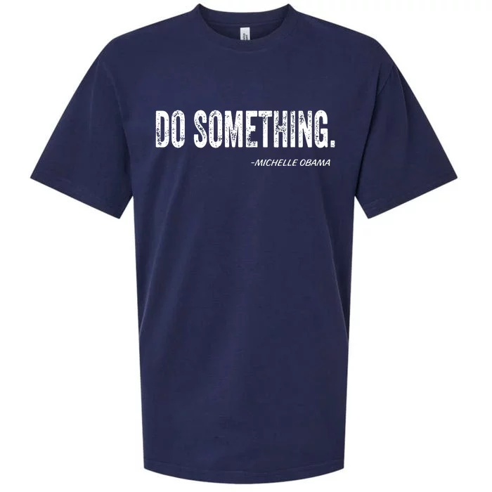 Do Something Michelle Obama Sueded Cloud Jersey T-Shirt