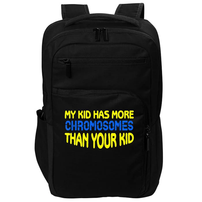 Down Syndrome Mom Dad Gifts Idea Down Syndrome Impact Tech Backpack