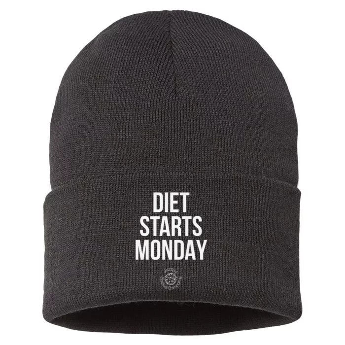 Diet Starts Monday Sustainable Knit Beanie