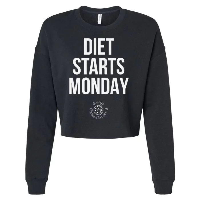 Diet Starts Monday Cropped Pullover Crew