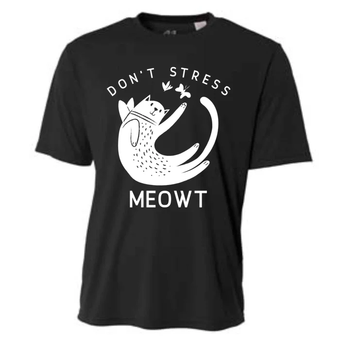 Don’t Stress Meowt Kitty Great Gift Cooling Performance Crew T-Shirt