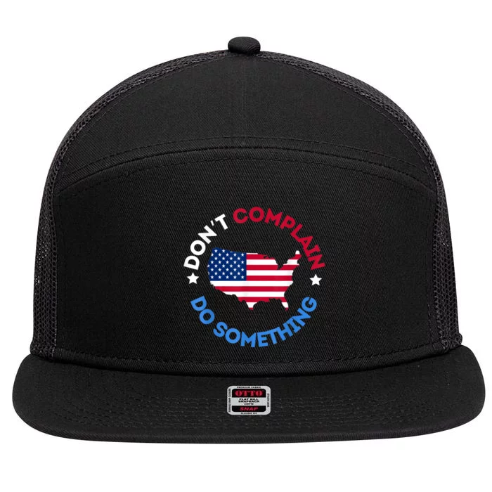 Do Something Michelle Obama DonT Complain 7 Panel Mesh Trucker Snapback Hat