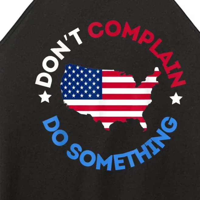 Do Something Michelle Obama DonT Complain Women’s Perfect Tri Rocker Tank