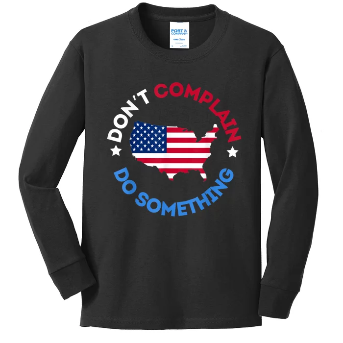 Do Something Michelle Obama DonT Complain Kids Long Sleeve Shirt