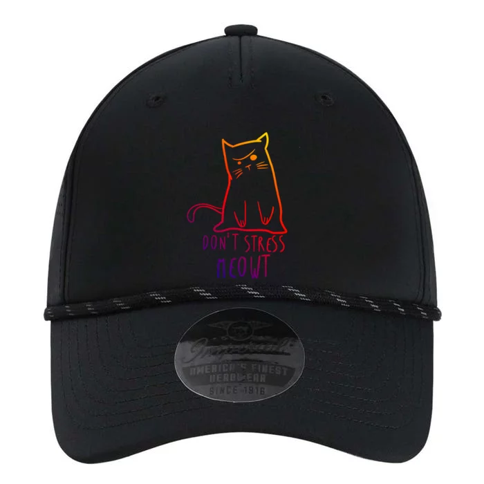 Dont Stress Meowt Funny Cat Humour Kitty Owner Cat Mom Dad Gift Performance The Dyno Cap