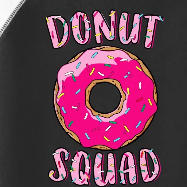 Donut Squad Matching Donut Party Pink Doughnut Sprinkles Toddler Fine Jersey T-Shirt