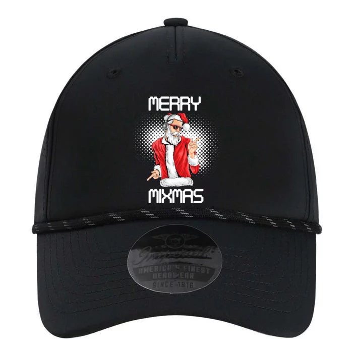 Dj Santa Merry Mixmas Christmas Xmas Holidays Gift Tee Gift Performance The Dyno Cap