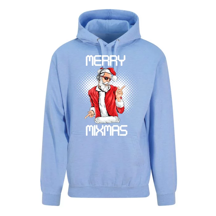 Dj Santa Merry Mixmas Christmas Xmas Holidays Gift Tee Gift Unisex Surf Hoodie