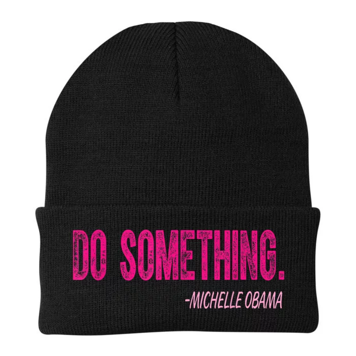 Do Something Michelle Obama Knit Cap Winter Beanie