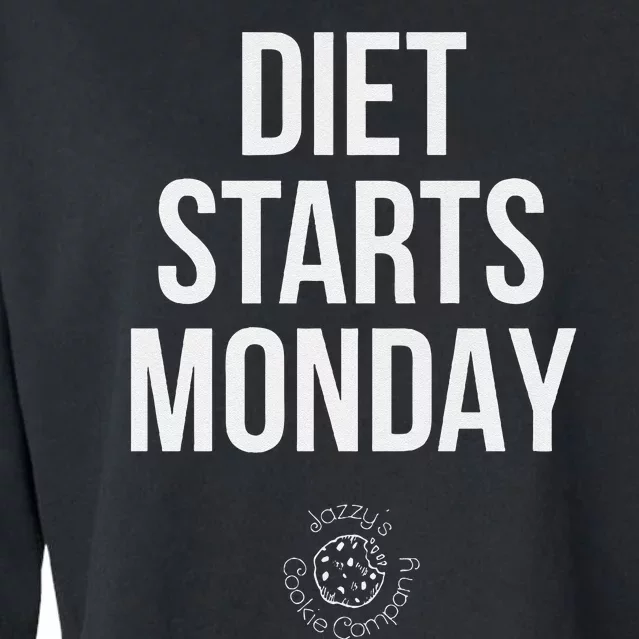 Diet Starts Monday Cropped Pullover Crew